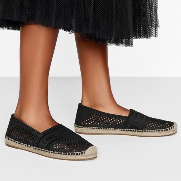 Dior Granville Espadrille Black